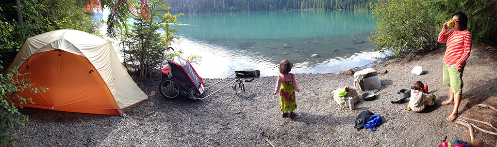Bike Camping, camping by bicycle