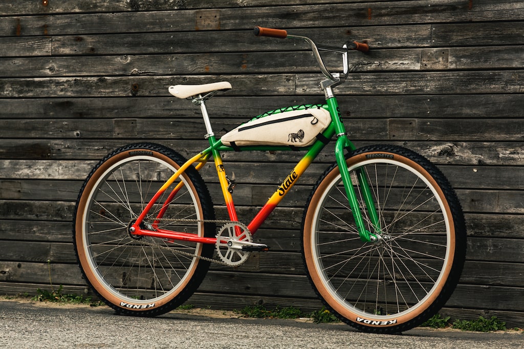 The State and Bob Marley collaboration Klunker beach cruiser bike
