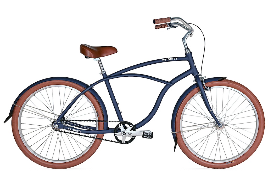 The Priority Coast beach cruiser bike